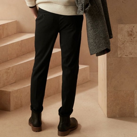 Banana Republic Slim WFH Pant size 35L Black - Picture 3 of 5